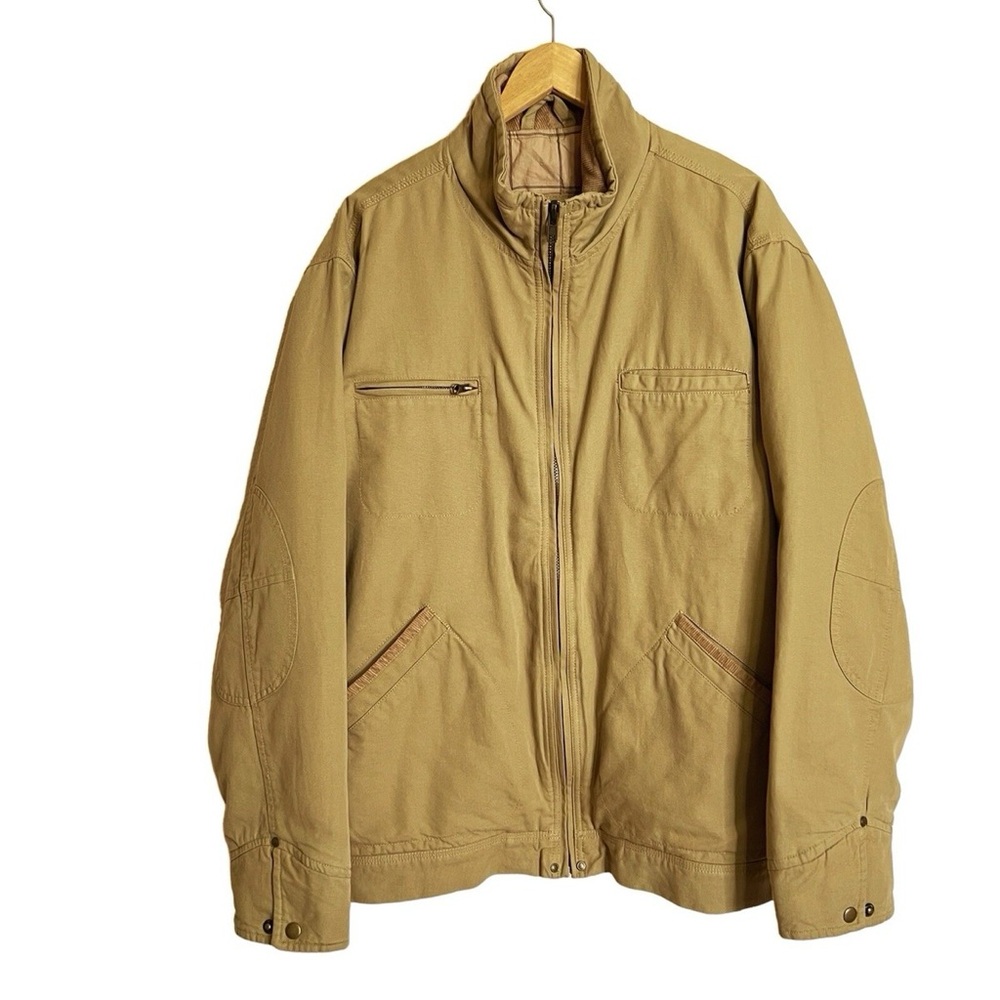 The Territory Ahead Canvas Barn Chore Coat Size XXL Mens Tan Multiple Pockets